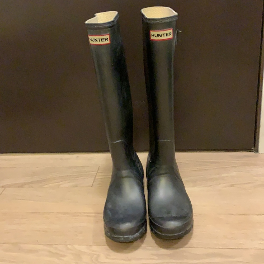 Hunter Original Tall Rain Boots, only worn a few times